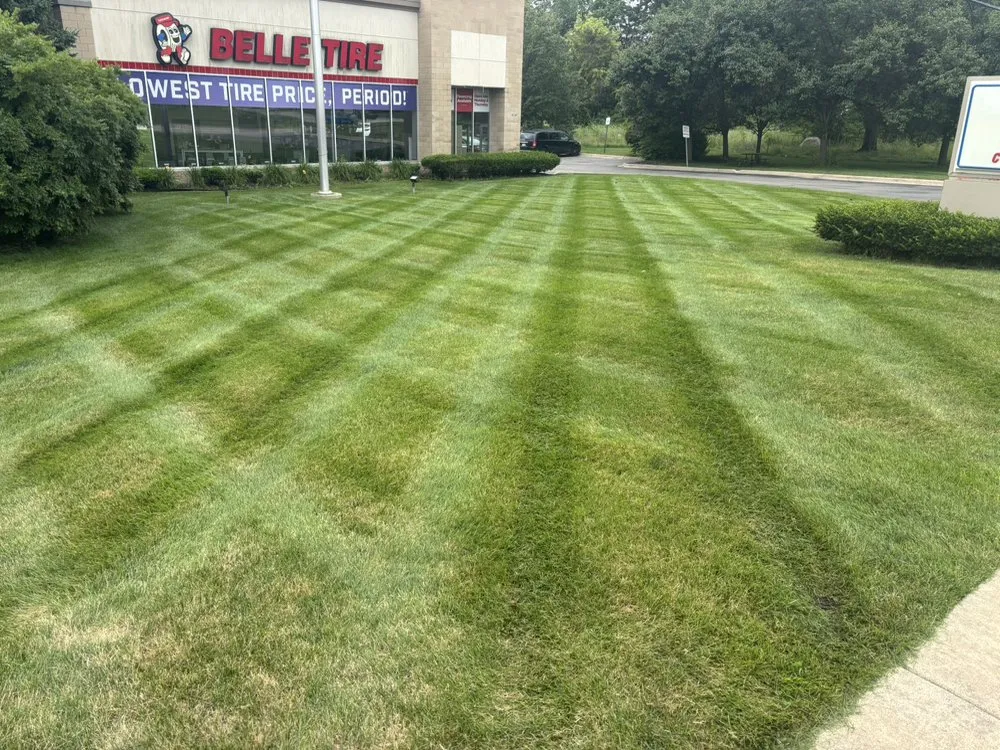 Custom landscape installation for year-round maintenance across Belleville, MI - Rhodesgreencare