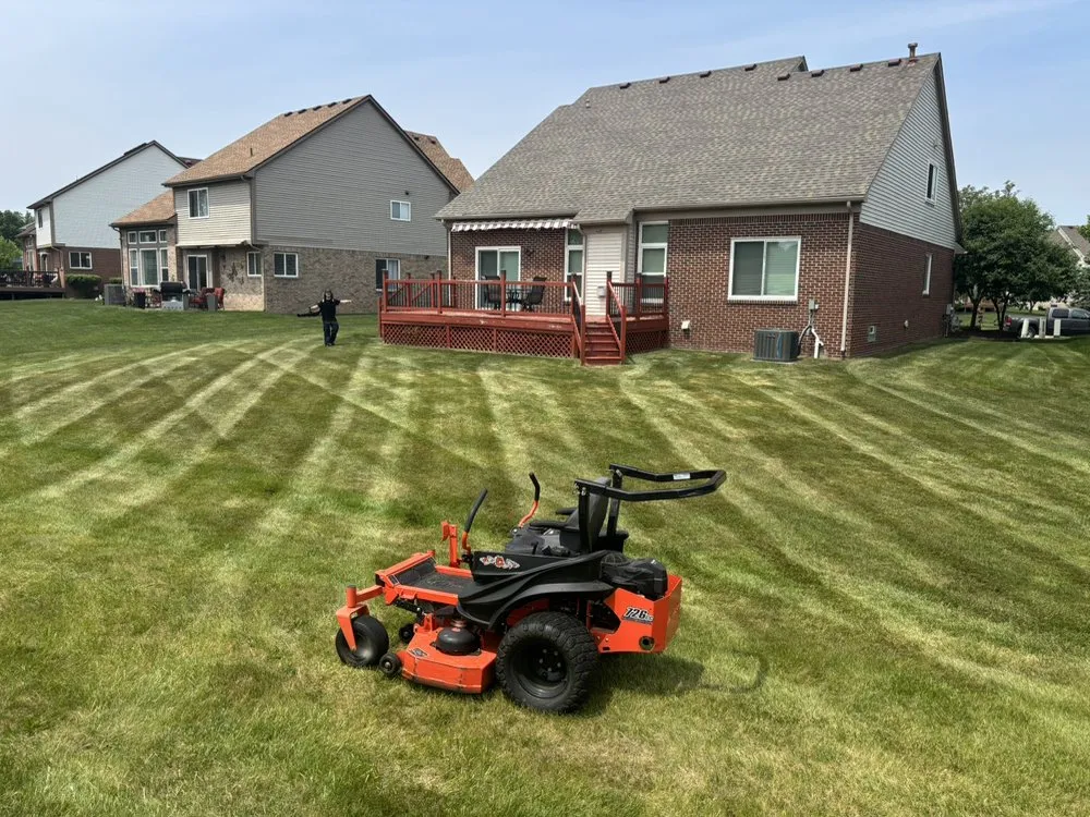 Top-rated yard maintenance for residential properties in Belleville, MI by Rhodesgreencare