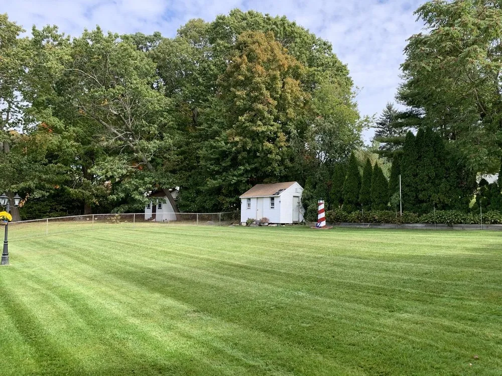 Expert landscape installation in Milton, MA by Rhudd's Landscape & Design