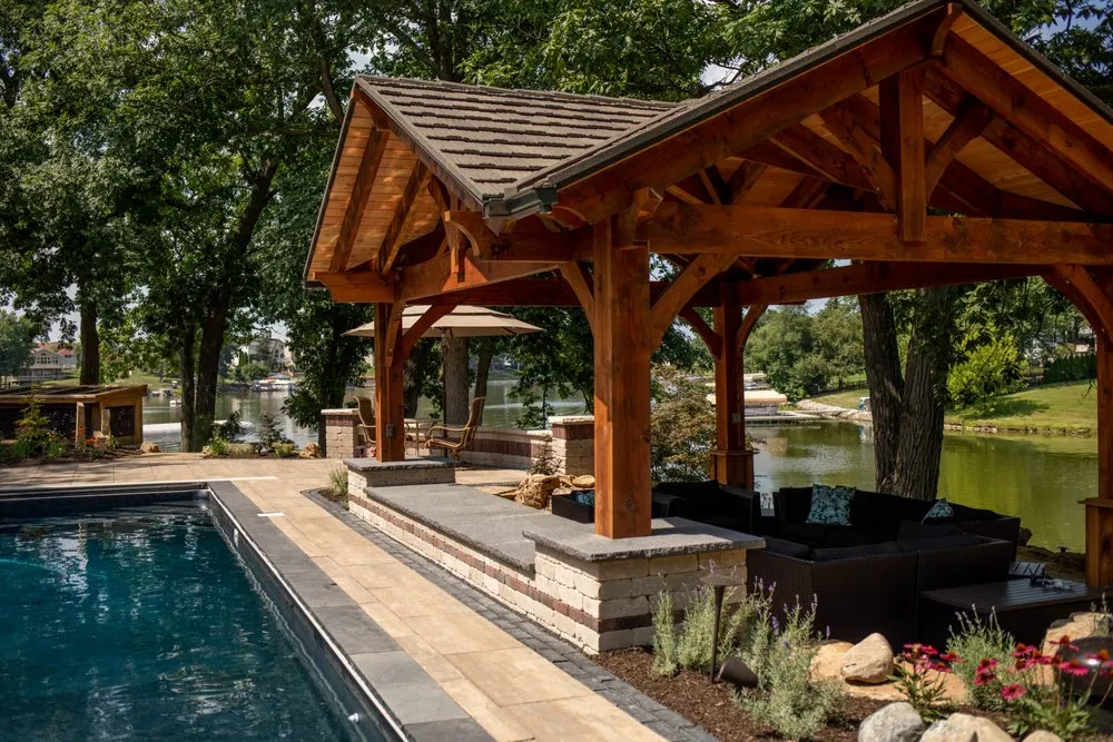 Expert outdoor landscaping in Hebron, IN by Ricci's Landscape Management