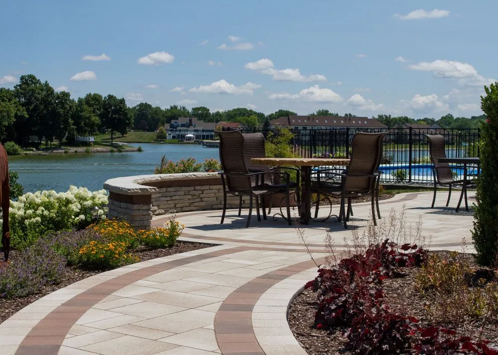 Expert garden landscaping for outdoor upgrades in Hebron, IN by Ricci's Landscape Management