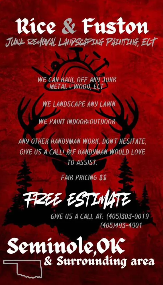 Reliable garden landscaping experts serving Seminole, OK - Rice & Rice