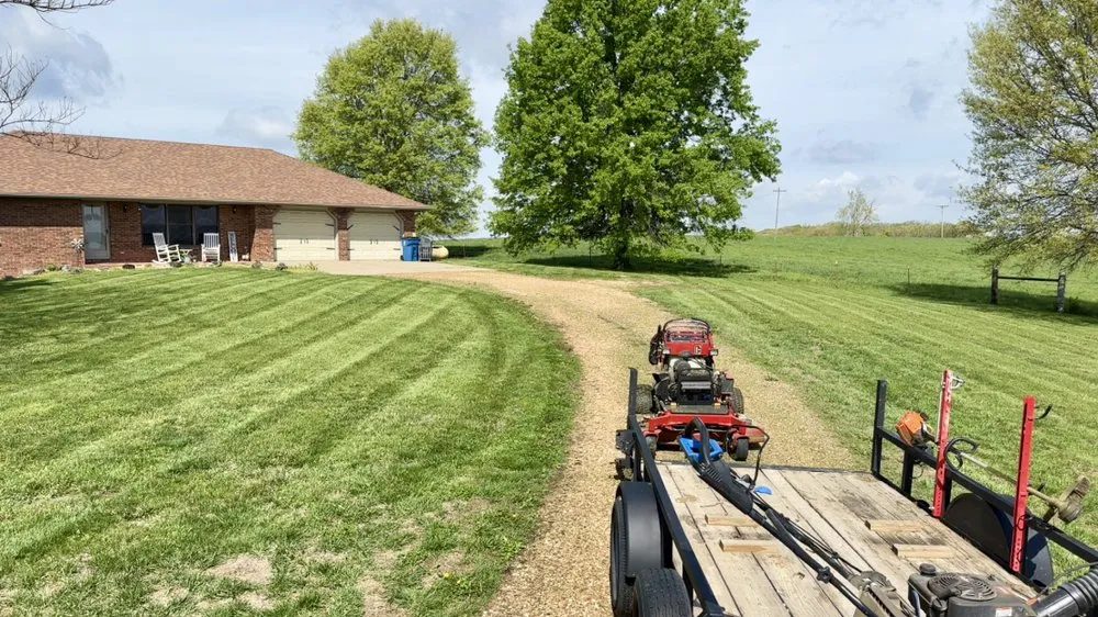 Custom landscaping services in Jefferson City, MO by Rice Lawn N More