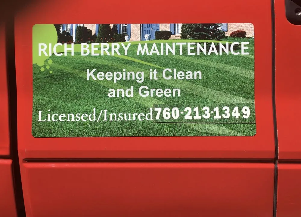Top-rated lawn care service for beautiful yards in Hemet, CA by Rich Berry Maintenance