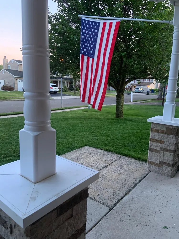 Local landscape installation in Jackson Township, NJ by Rich Green Lawns