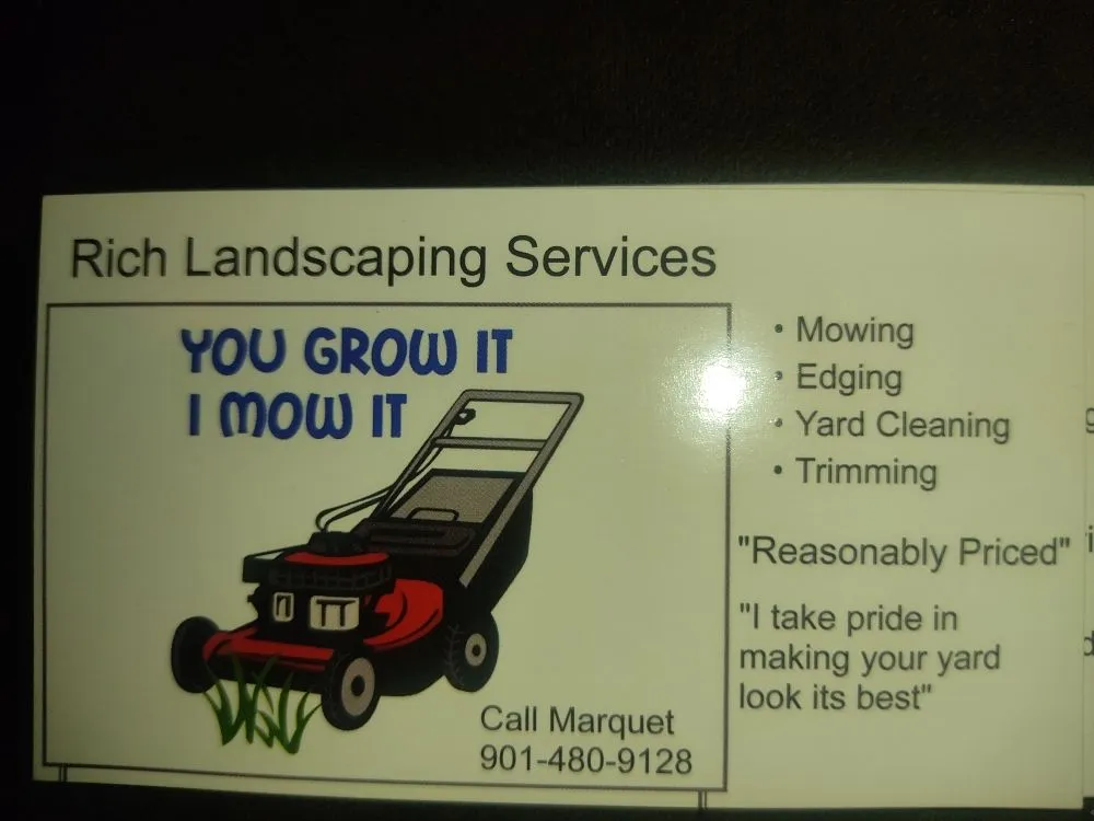 Expert residential landscaping in Memphis, TN by Rich Landscaping & lawn care Service