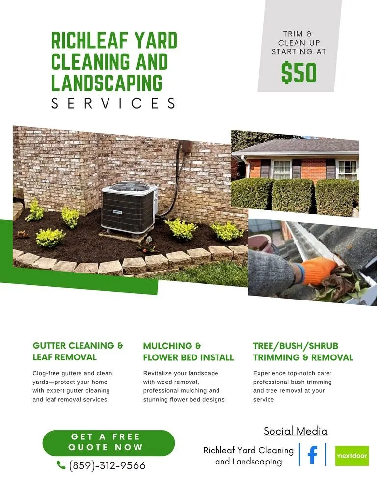 Professional garden landscaping for homes across Lexington, KY - Rich Leaf Yard Cleaning and Landscaping