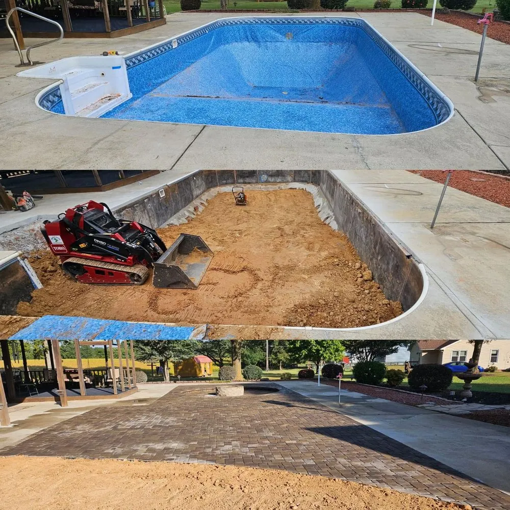 Custom yard cleanup service for year-round maintenance in Indian Trail, NC by Richard Laney Landscaping