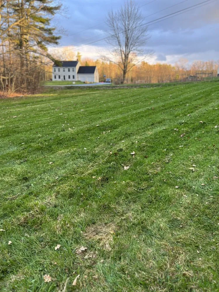 Professional lawn mowing service for outdoor upgrades in New Gloucester, ME by Richard Property Services
