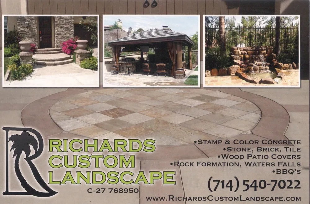 Reliable yard maintenance with custom design in Santa Ana, CA by Richards Custom Living