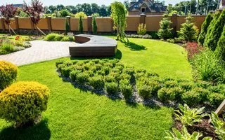 Custom garden landscaping in Dundalk, MD by Richard's Lawn Care & Landscaping