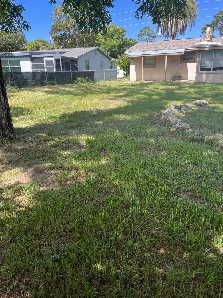 Custom landscape installation in New Prt Rchy, FL by Richards Lawn Care