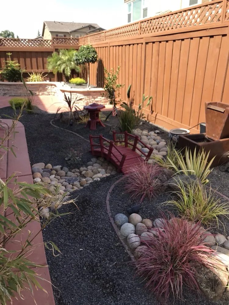 Custom landscape design for beautiful yards in Tracy, CA by Richard's Original Landscaping