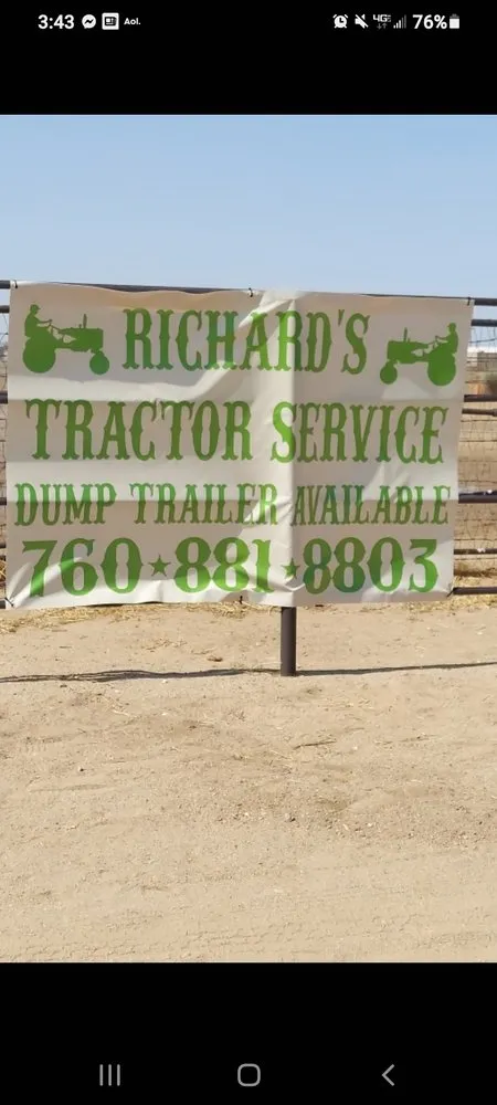 Trusted landscape design for outdoor upgrades in Oak Hills, CA by Richard's Tractor Service