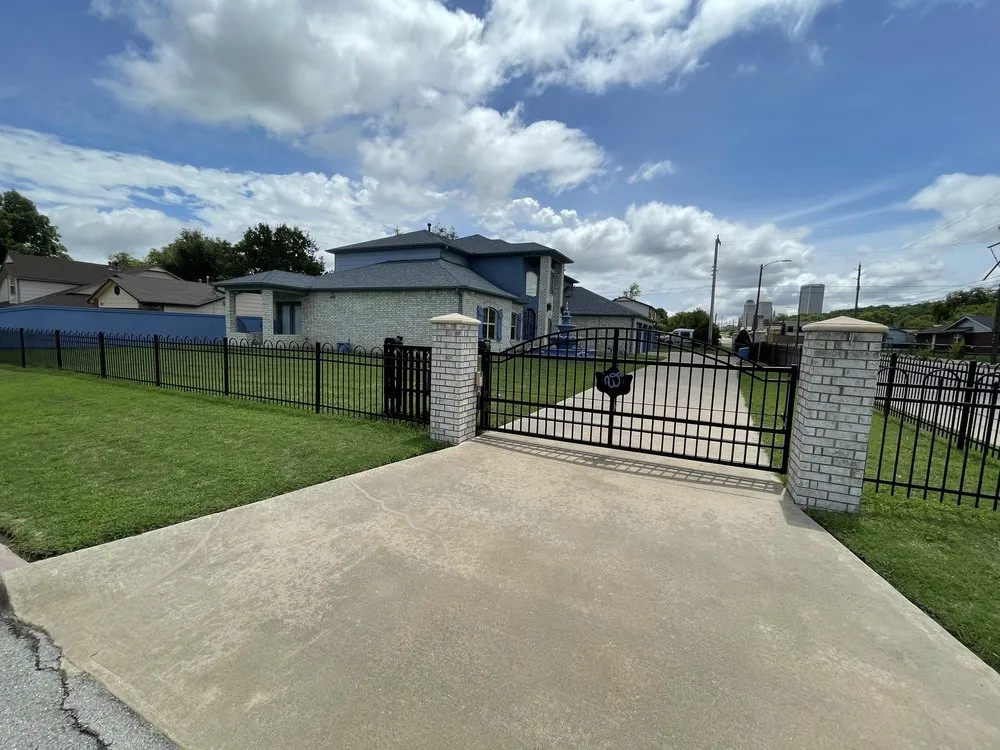 Custom garden landscaping with custom design across Owasso, OK - Richardson's Family Lawn Service