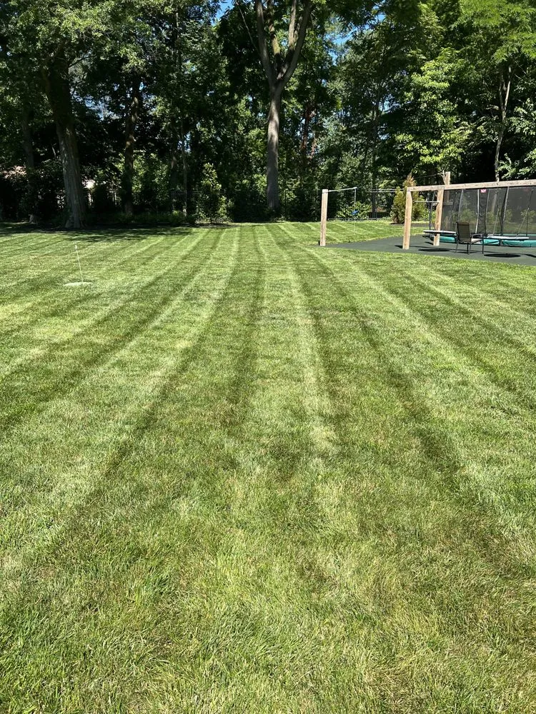 Custom landscape installation in Brookhaven, PA by Richardson’s Landscaping & Property Management