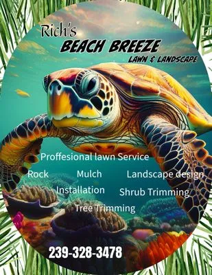 Richs Beach Breeze Lawn & Landscape Logo