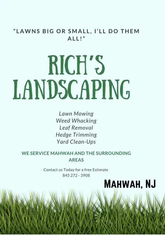 Professional yard cleanup service in Mahwah, NJ by Richs Landscaping