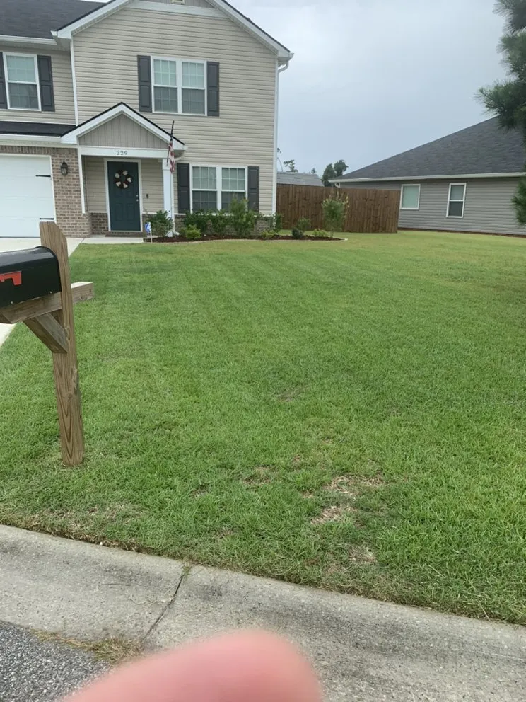 Custom landscape installation with custom design across Brunswick, GA - Rich’s Lawn Service