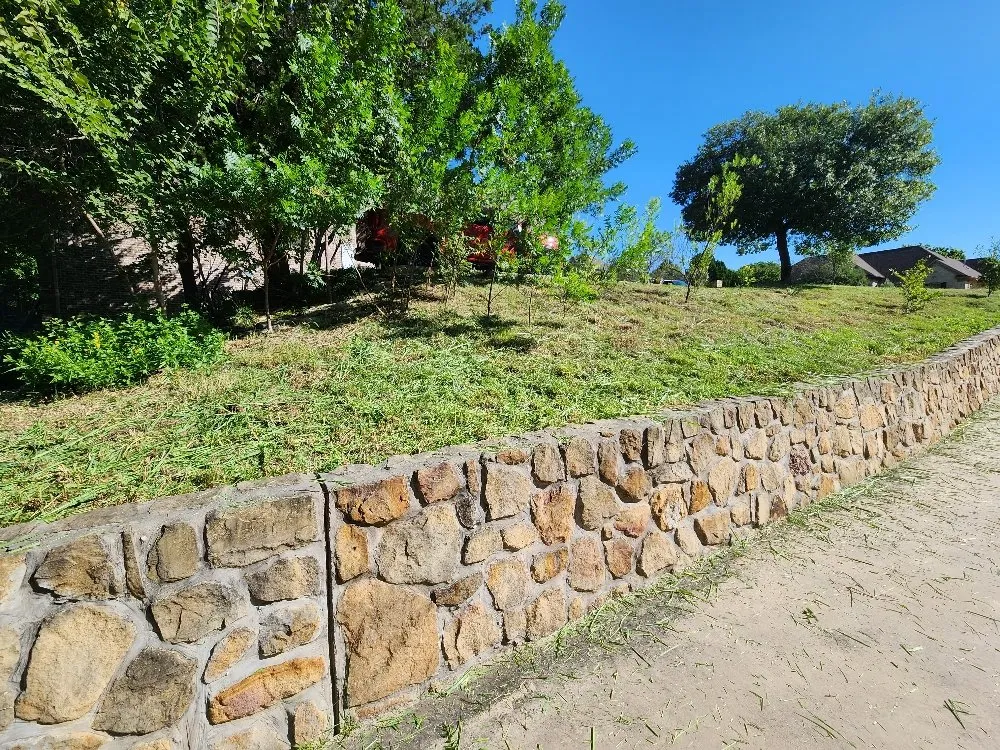 Custom landscape installation for outdoor upgrades across Saginaw, TX - Rick and Sons