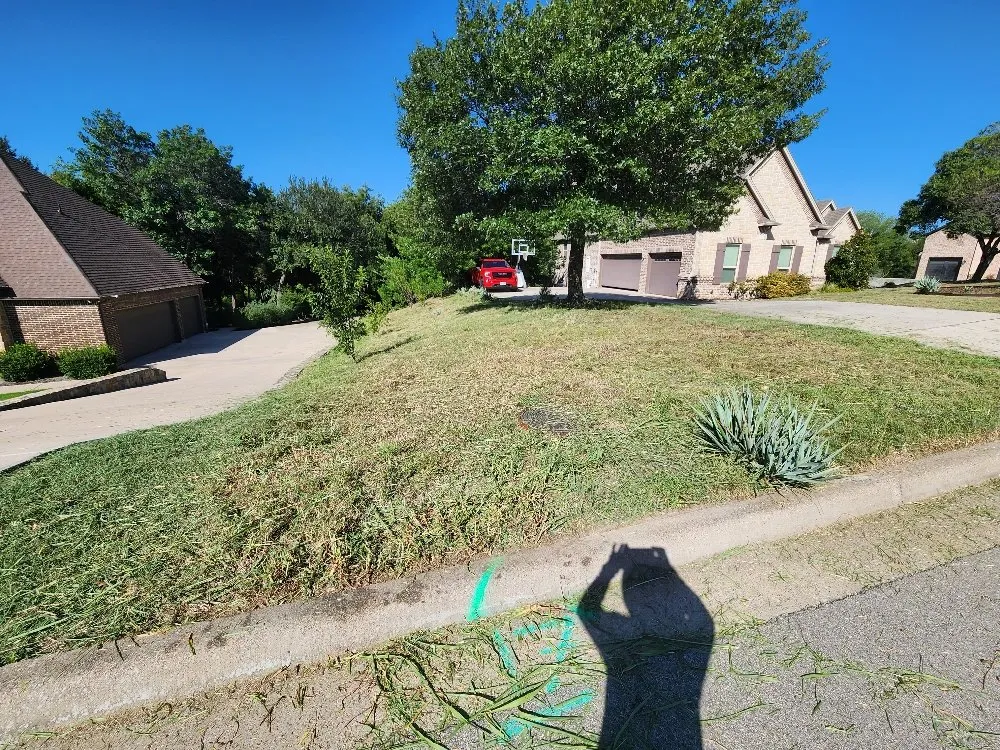 Custom landscape design for residential properties across Saginaw, TX - Rick and Sons