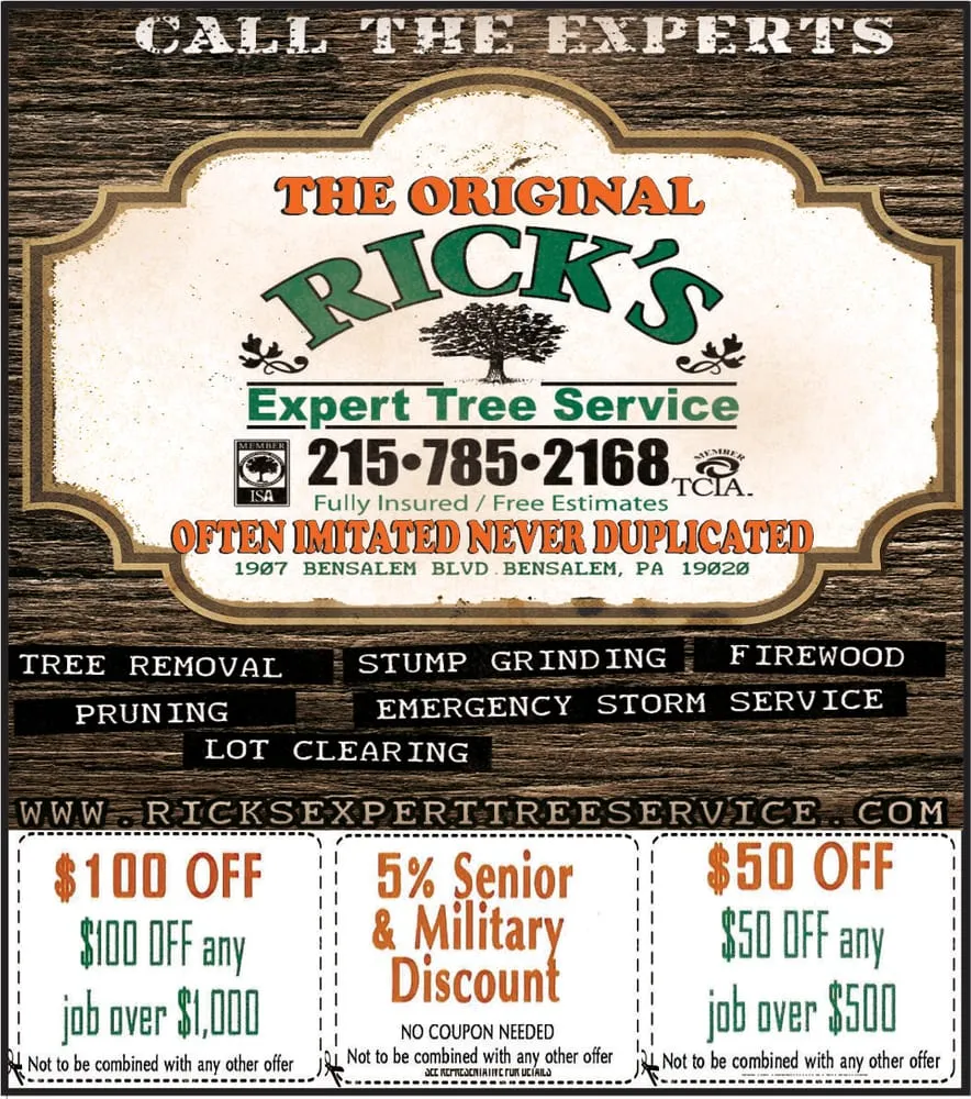 Custom landscaping services for beautiful yards in Bensalem, PA by Rick's Expert Tree Service