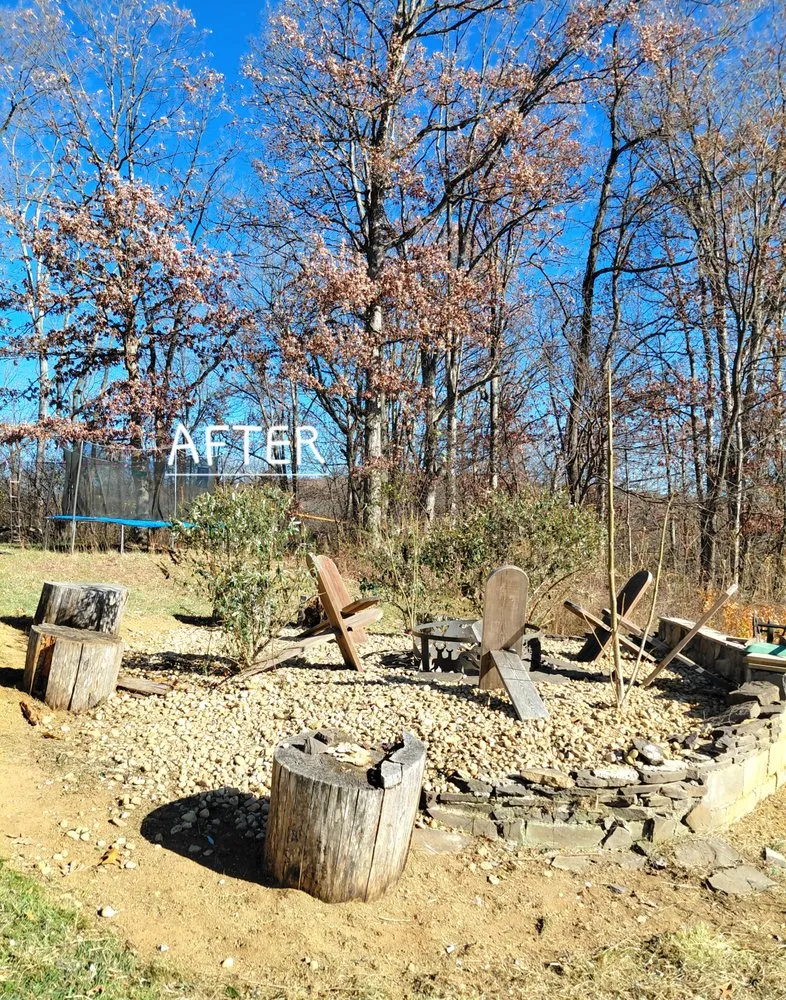 Professional garden landscaping for beautiful yards in Annandale, VA by Rick's Helping Hand