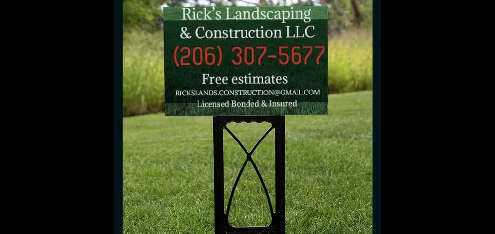 Expert outdoor landscaping with custom design in Lynnwood, WA by Rick's Landscaping & Construction