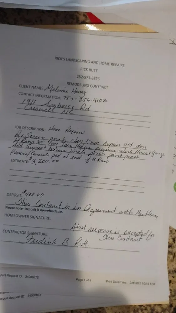 Affordable garden landscaping for outdoor upgrades across Chadbourn, NC - Rick’s Landscaping and Home repairs