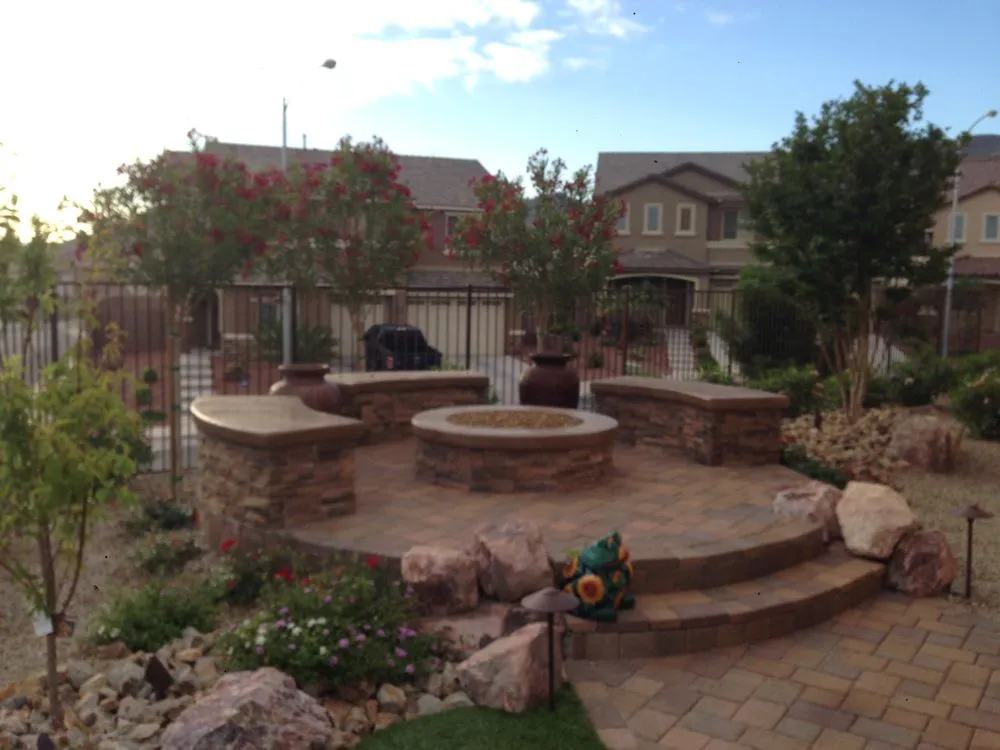 Custom landscape installation in Las Vegas, NV - Rick's Lawn & Landscaping