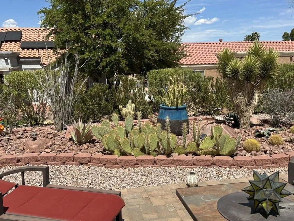Expert garden landscaping for outdoor upgrades in Las Vegas, NV by Rick's Lawn & Landscaping