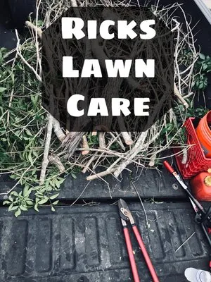 Ricks Lawn Care Service Logo