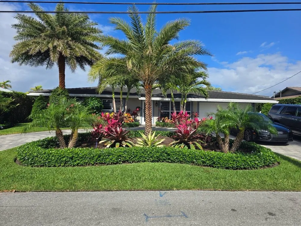 Local landscape installation in Fort Lauderdale, FL - Rick's Lawn Service