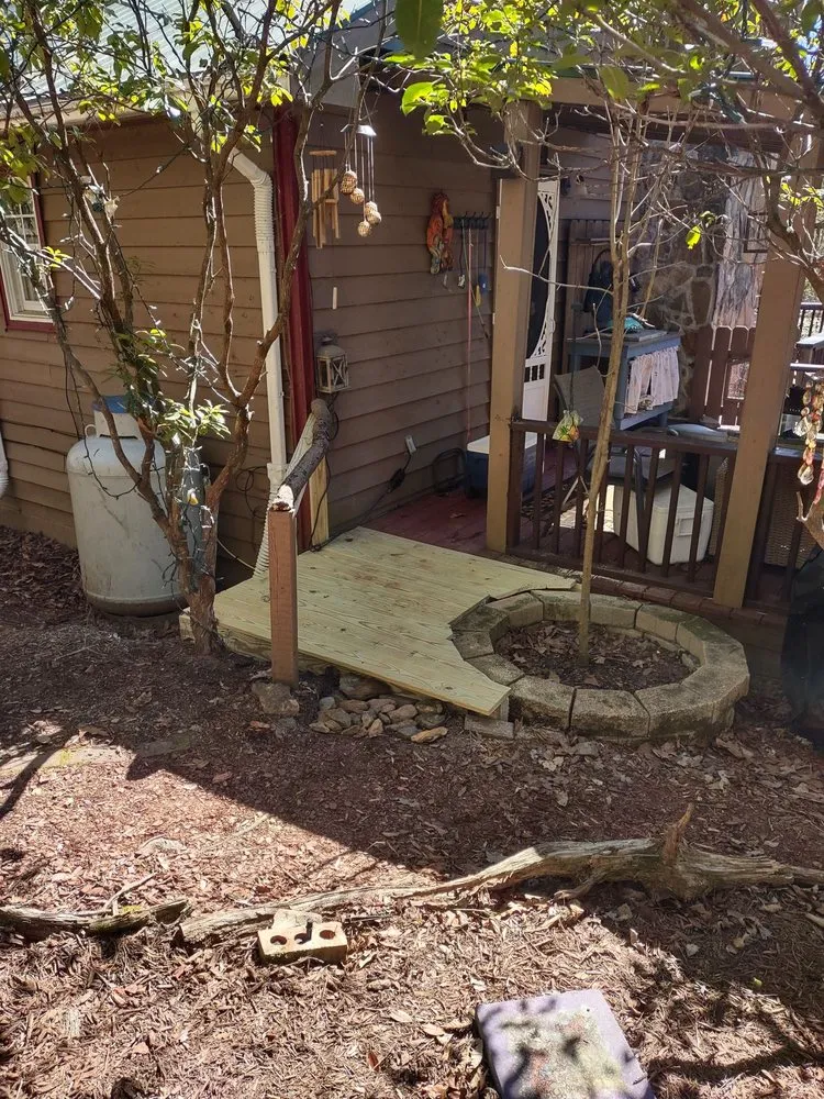 Custom landscape installation in Murphy, NC - Rick's Mowing & Handyman Services