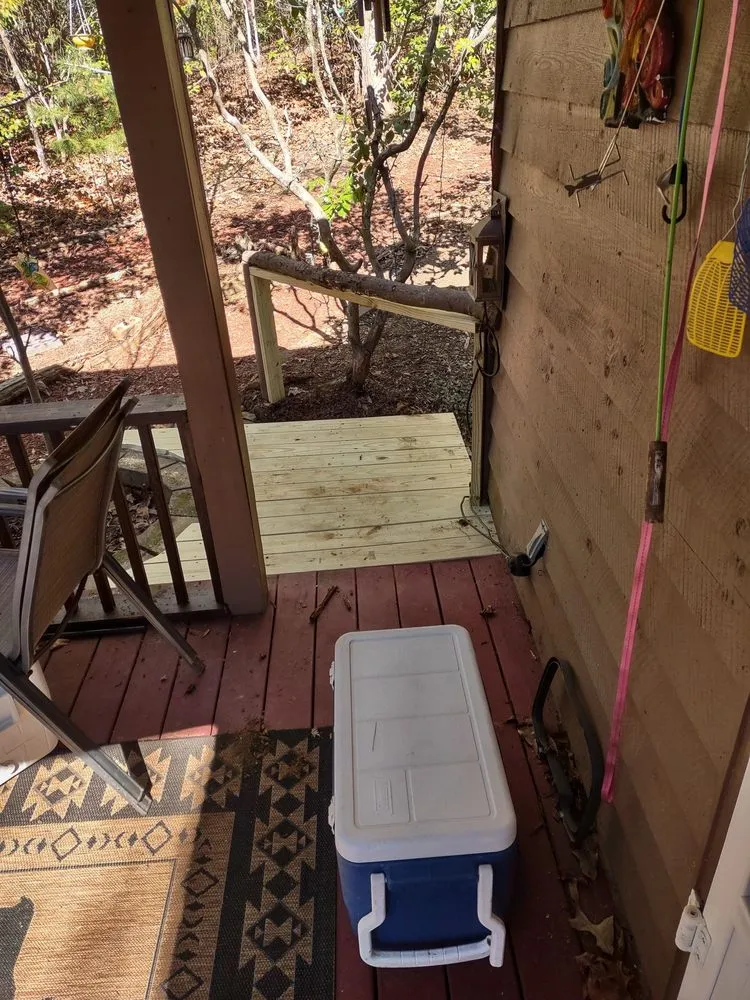 Custom landscape installation in Murphy, NC - Rick's Mowing & Handyman Services