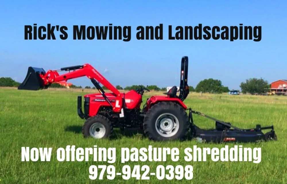 Custom landscaping services for outdoor upgrades across Weimar, TX - Rick's Mowing and Landscaping