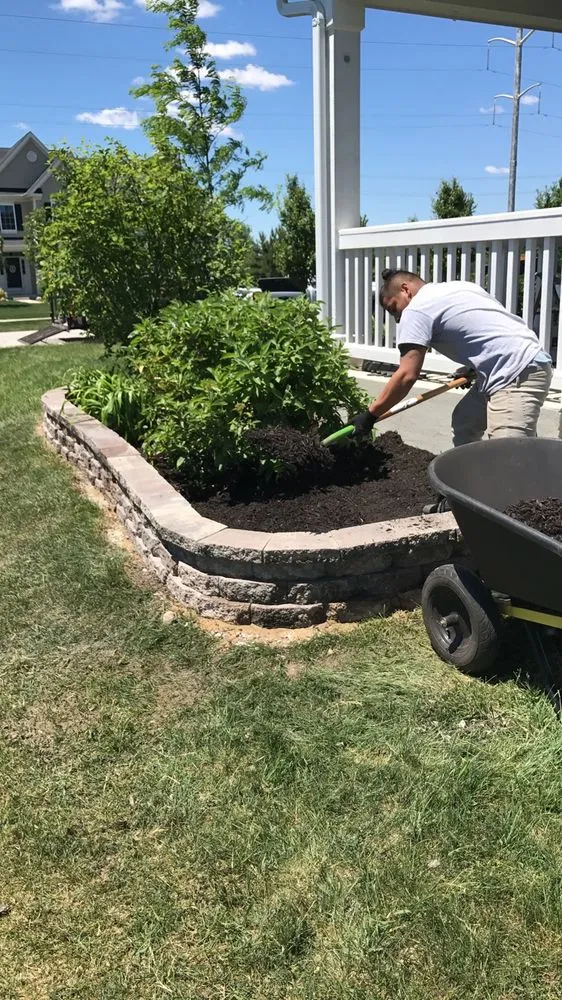 Reliable landscape design in Aurora, IL by Rick's Mulch And Snow
