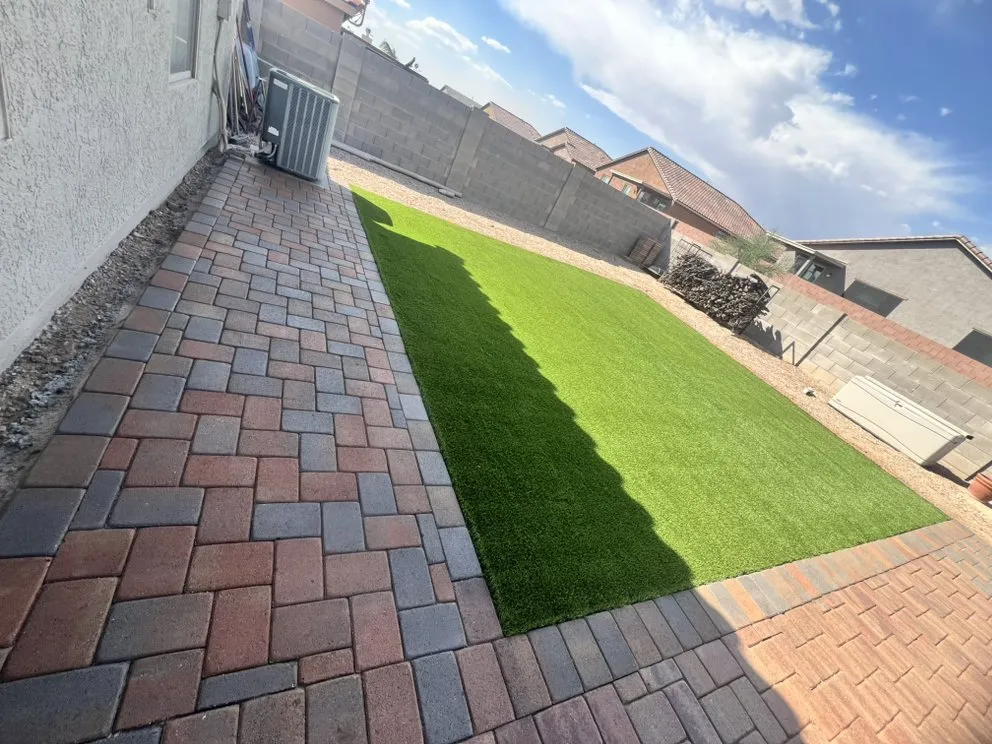 Expert landscape installation in Tucson, AZ by Rick’s Pavers Landscaping