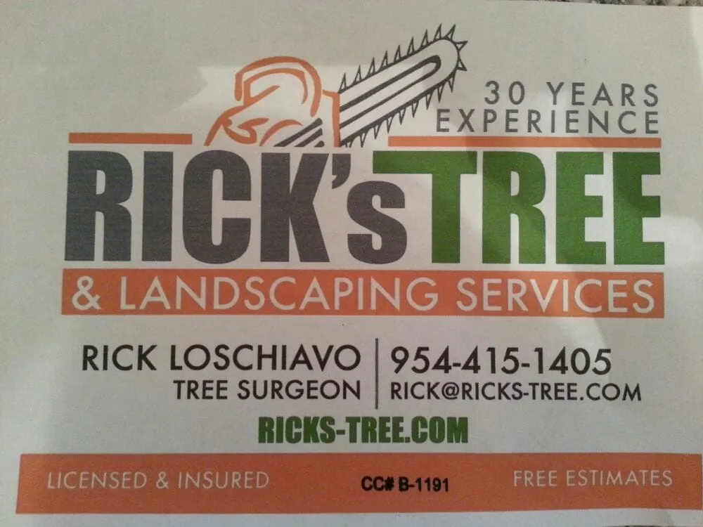 Reliable landscape installation near you in Coral Springs, FL by Rick's Tree And Landscaping Services