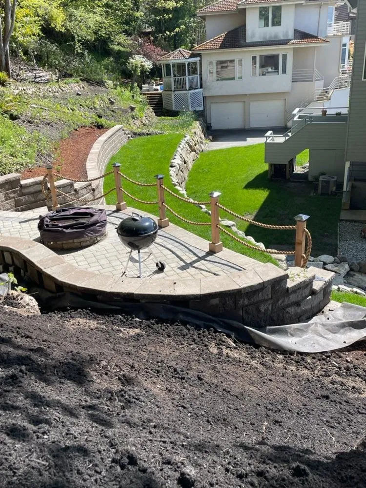Local landscape installation in Federal Way, WA by Ricmar Landscaping and Excavations