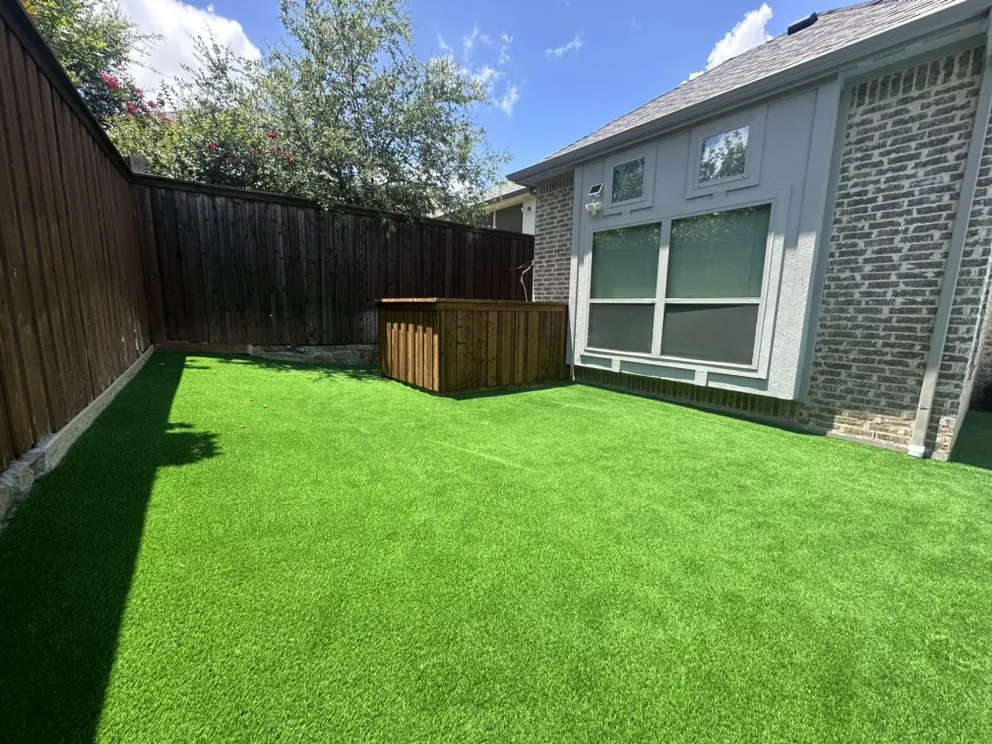 Local landscape installation for homes in Lewisville, TX by Rico Brothers Landscape Services