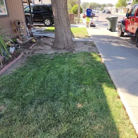 Custom outdoor landscaping near you in Lemoore, CA by Rico’s Grow and Mow