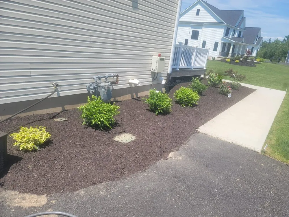 Custom landscape installation with custom design across Scranton, PA - Rico's Landscaping