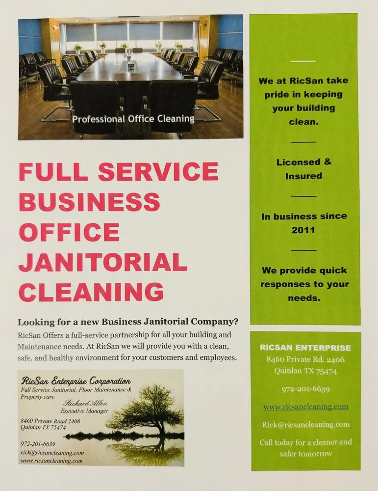 Local yard maintenance near you in Quinlan, TX by RicSan Enterprise