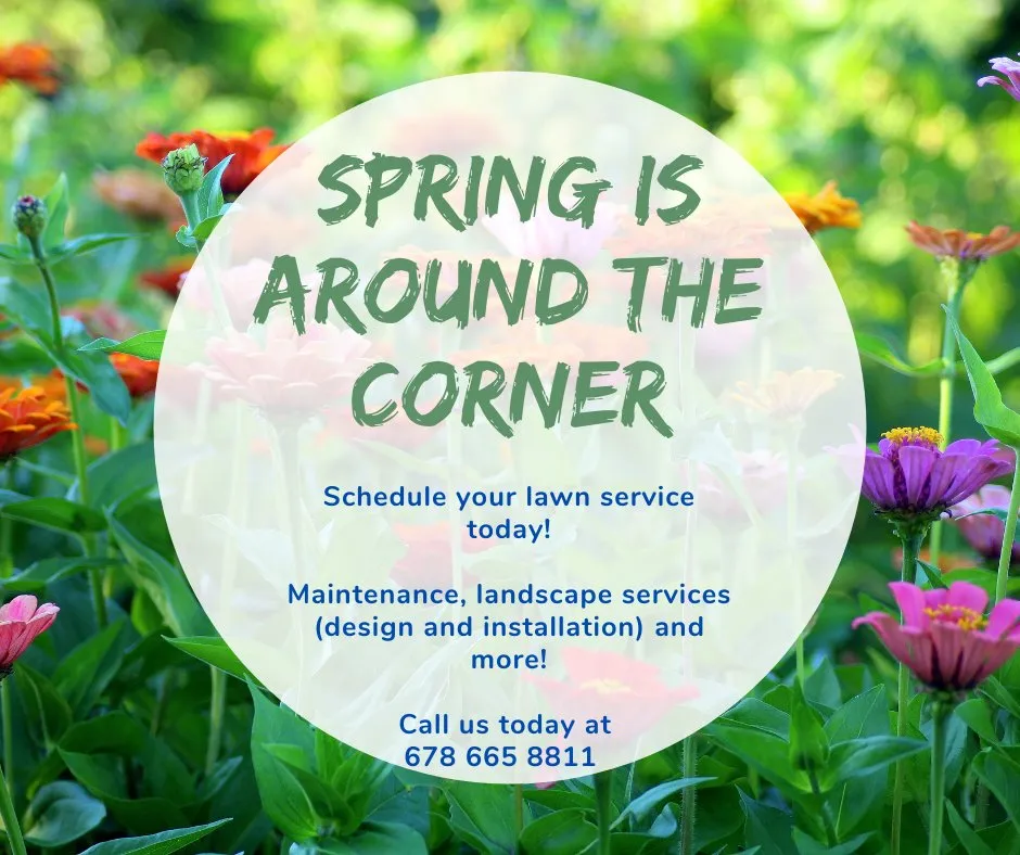 Custom garden landscaping near you in Powder Springs, GA by Rid Property Services