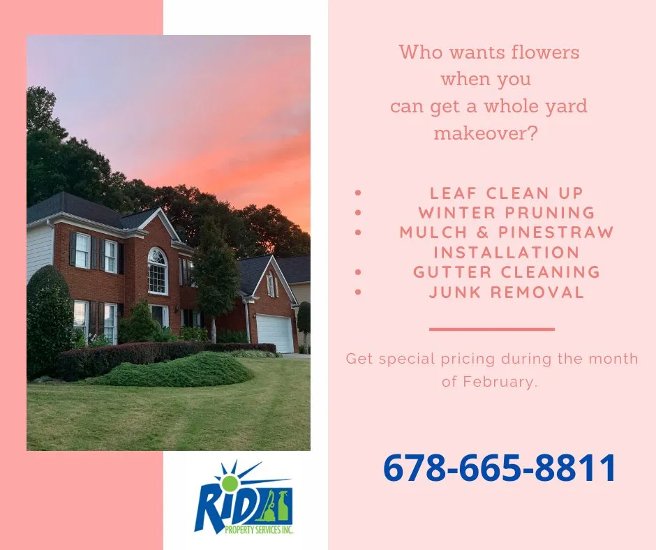 Local yard maintenance in Powder Springs, GA - Rid Property Services