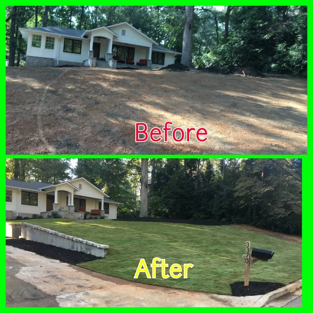 Reliable landscaping services in Powder Springs, GA by Rid Property Services