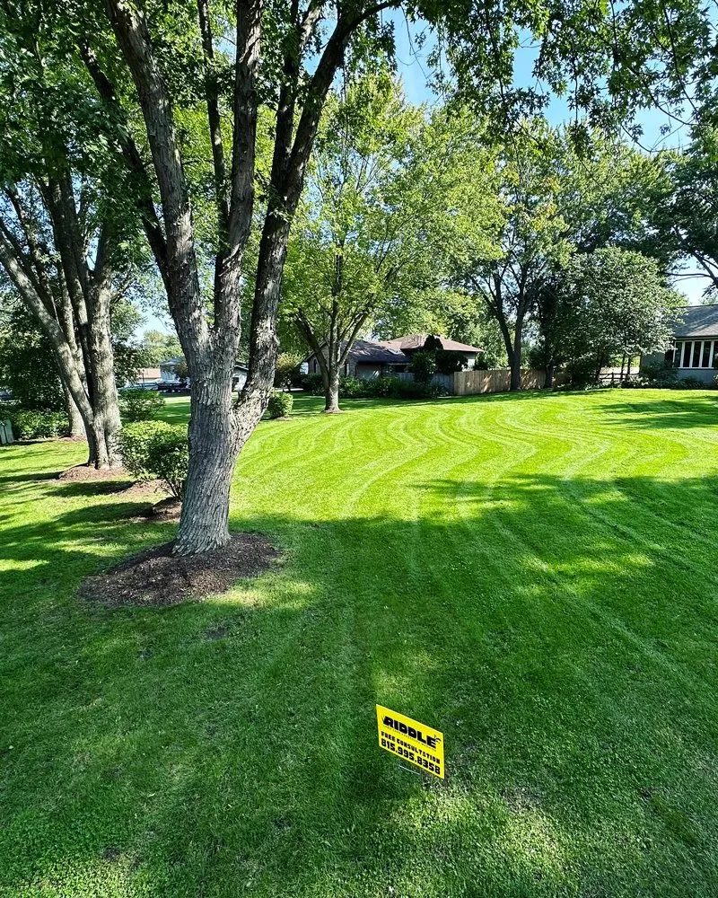 Local garden landscaping for year-round maintenance in Batavia, IL by Riddle Lawn Care & Pressure Washing