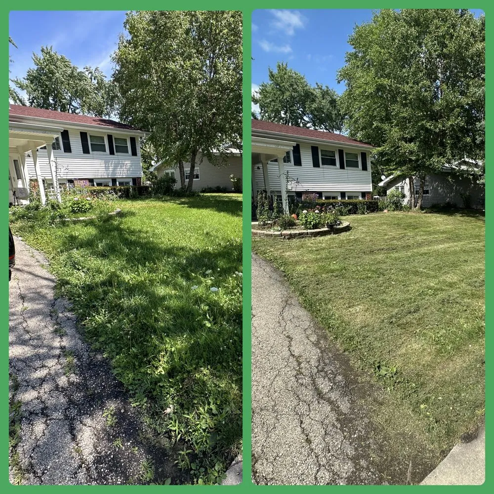 Affordable lawn mowing service for beautiful yards in Batavia, IL by Riddle Lawn Care & Pressure Washing