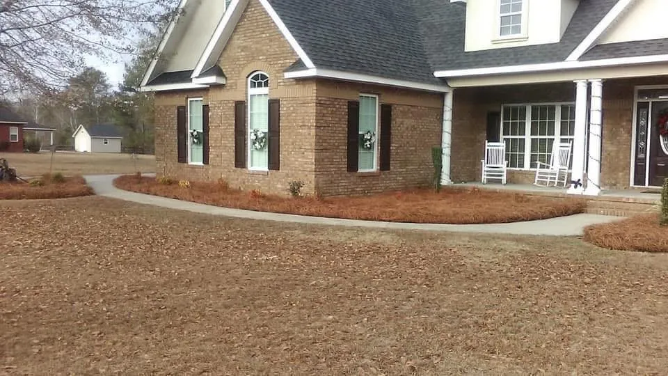 Professional lawn care service for residential properties across Macon, GA - Rideau's Landcare & Pinestraw